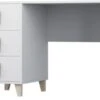 InspireMe- Bureau Moderne Avec 3 Tiroirs, Table De Bureau, Table D'ordinateur, Bureau D'ordinateur, Table De Travail- 110 Cm- 75 Cm-56 Cm-FAGO