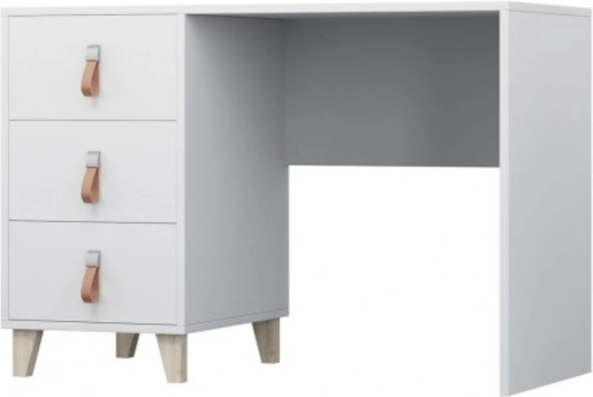 InspireMe- Bureau Moderne Avec 3 Tiroirs, Table De Bureau, Table D'ordinateur, Bureau D'ordinateur, Table De Travail- 110 Cm- 75 Cm-56 Cm-FAGO 1 InspireMe- Bureau Moderne Avec 3 Tiroirs, Table De Bureau, Table D'ordinateur, Bureau D'ordinateur, Table De Travail- 110 Cm- 75 Cm-56 Cm-FAGO
