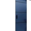 InspireMe - Système De Porte Coulissante Avec Rail - 90x204cm - PARKER IV 90 - Bleu Marine